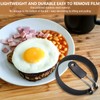Egg Rings Stainless Steel 3.5 Inch for Omelette Round Omelette