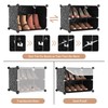 ROJASOP 6-Tier 24-Pair Expandable Shoe Rack Organizer with 2 Hooks,
