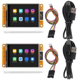 MELIFE 2PCS 2.8" inch ESP32 Display, ESP32 Module ESP32-2432S028R WiFi+BT Dual-core TFT Module ILI9341 Driver for Arduino IoT, ESP32 Development Board 240X320 Smart LCD Display Screen
