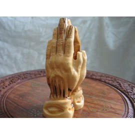 Olive Wood Praying Hands Carving Made in Bethlehem