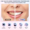Niacinamide Whitening Toothpaste 2 PCS, Niacinamide Intensive Toothpaste, Teeth Whiten