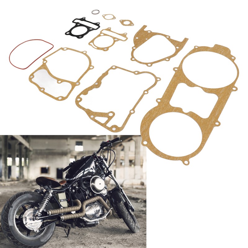 10 Pieces Motorcycle Engine Gasket Set for GY6 150 GY6