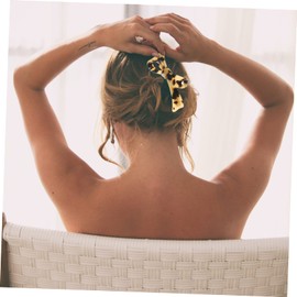 VICASKY Retro Bow Knot Hair Clips 2-Piece Set Acetate Spring Barrettes for Women Suitable for Thick or Thin Hair for Brides and Special Occasions