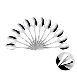 Mr. Spoon - Set of 12 Stainless Steel Coffee Spoons 12.5 x 2.6 cm