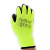 TUTU 12 Pair Green Safety Gloves Latex Coated Grip Cut