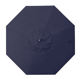 California Umbrella C908-F09 Canopy Patio Umbrella Replacement Cover, 9-Foot, Navy Blue