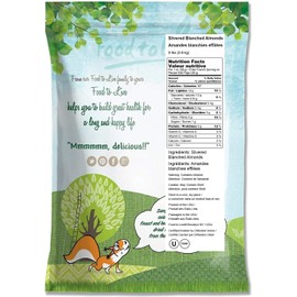 ALMONDS, 8 Pounds - Slivered, Blanched, Kosher