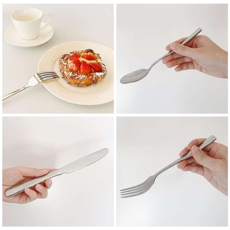 Hive Mind Flatware Assortment Set Spoons Forks Set of 4