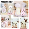 Pet Clothes for Small Dogs Cats Summer Sweater Heart Printed