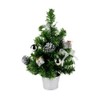 30cm Silver Dressed Christmas Tree