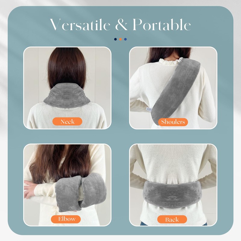 Heating Pad for Neck Shoulders and Back Microwavable Lavender Scented,