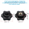 PATIKIL M10 x 38mm Through Hole Knob Nut Screw, 4