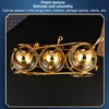 3 Piece Set European Style Gold Sugar Jar with Lid