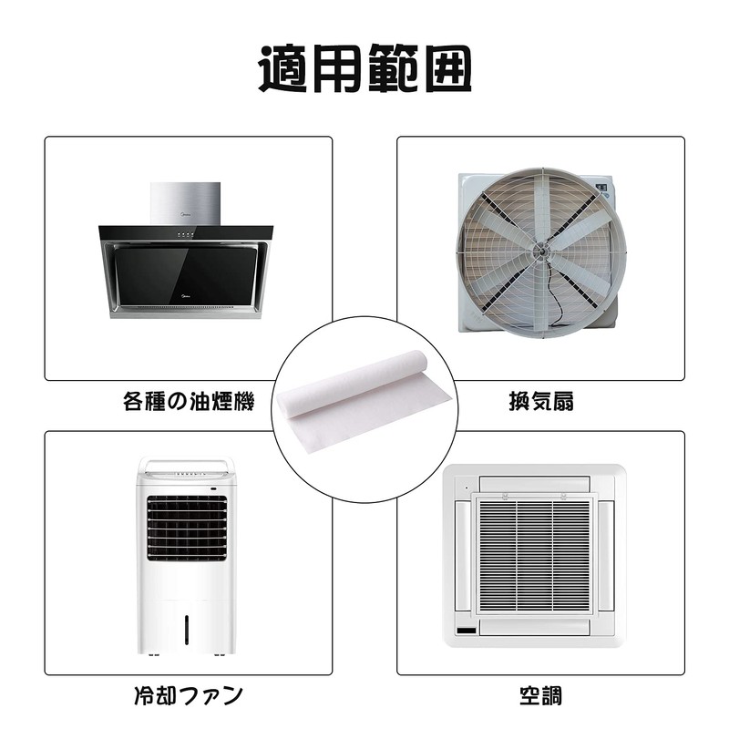 Doyeemei 24 Piece Ventilation Fan Filter, Range Hood Filter, Ventilation