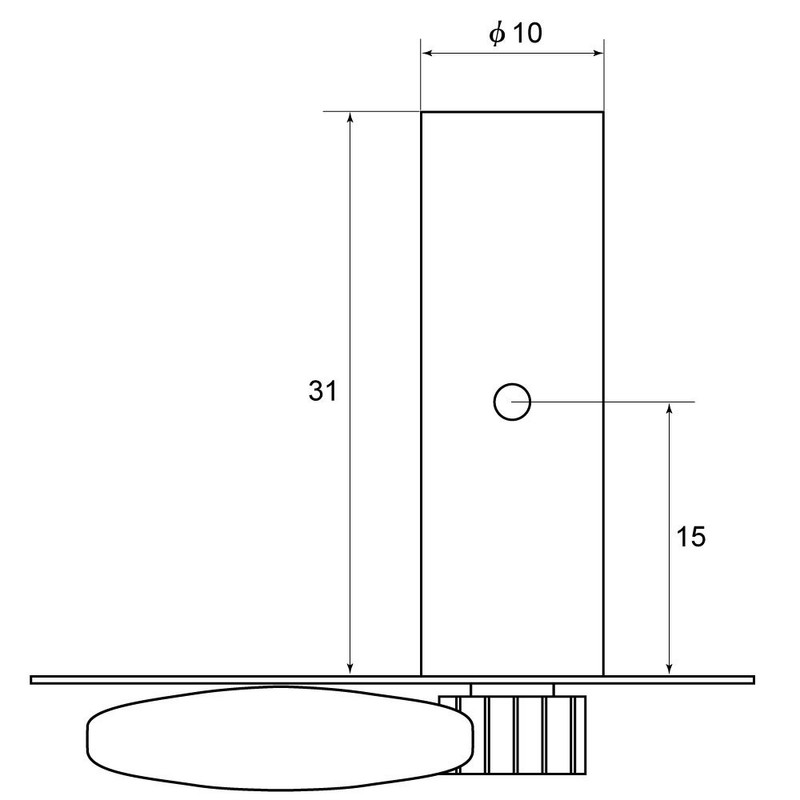 キクタニ 糸巻き ペグ 35mm ナイロン弦用 三連 左右1セット GM-35DG ニッケル