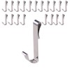 20 Pack J Shaped Hook Stainless Steel Hanger Clip-on Hook,Hanging