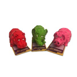 Multipet Origami Latex Dog Toy Assorted Colors Size:Origami Pack of 3 Assorted