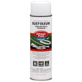 Rust-Oleum 206043 Industrial Choice AF1600 Athletic Field Inverted Striping Paint, 17 oz, White
