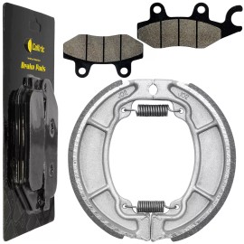 Caltric for Honda VT125C Shadow 1999-2008 Front Brake Pads & Rear Brake Shoes