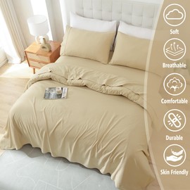 Whitney Home Textile Twin Sheet Set - Breathable Cooling Luxury Sheets for Twin Size Bed, 16" Extra Deep Pocket Twin Bed Sheets Set, Hotel Soft Bedding Sheets & Pillowcases, 3 Piece Oeko-Tex Sheets