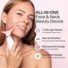 Facial & Neck Massager – 7-Color LED Heated Vibration Face