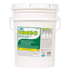 ComStar ProFrost CI-40, Propylene Glycol Anti-Freeze with Neon Green Color & Inhibitor, Prediluted to 40%, Ready to Use Formula, 40% Propylene Glycol, Made in USA, 5 Gallon (35-751)