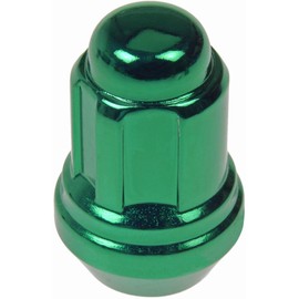 Dorman 711-335F Green Acorn Nut Lock Set M12-1.50 Compatible with Select Models, 20 Pack