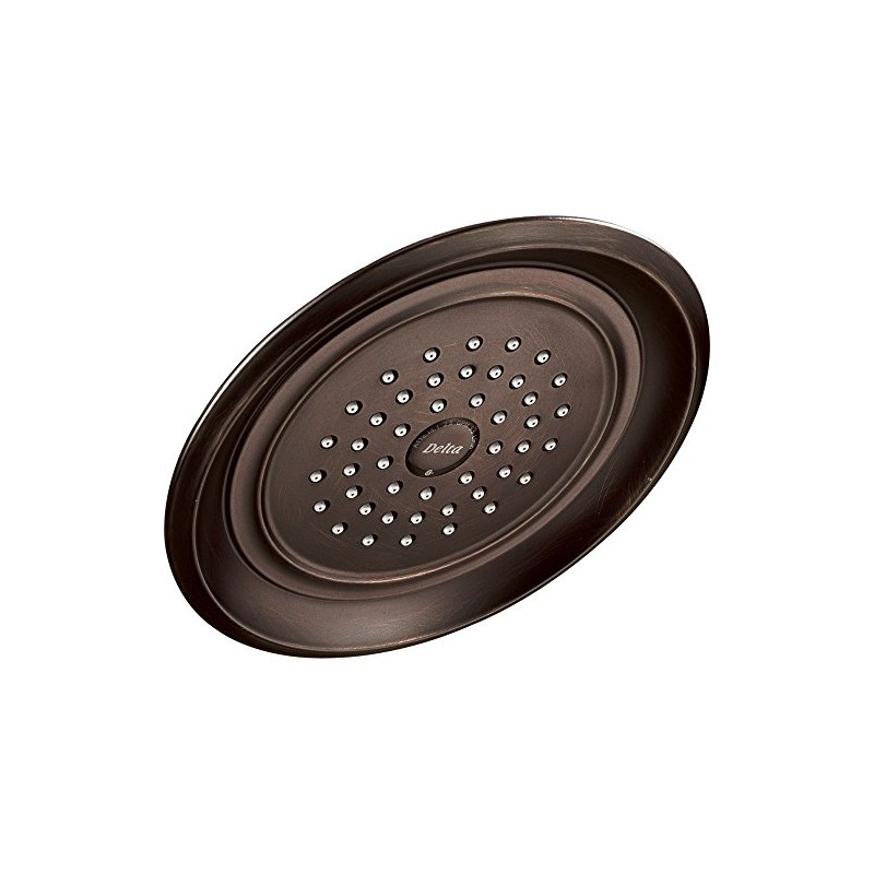 Delta Faucet Single-Spray Touch-Clean Rain Shower Head, Venetian Bronze RP48686RB