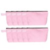 sourcing map Canvas Makeup Bags, 10pcs Travel Cosmetic Bags Bulk,