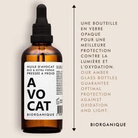 Avocado Oil - 50ml - 100% Organic & Pure - Cold Pressed - Skin & Hair Care - Natural Anti-Aging