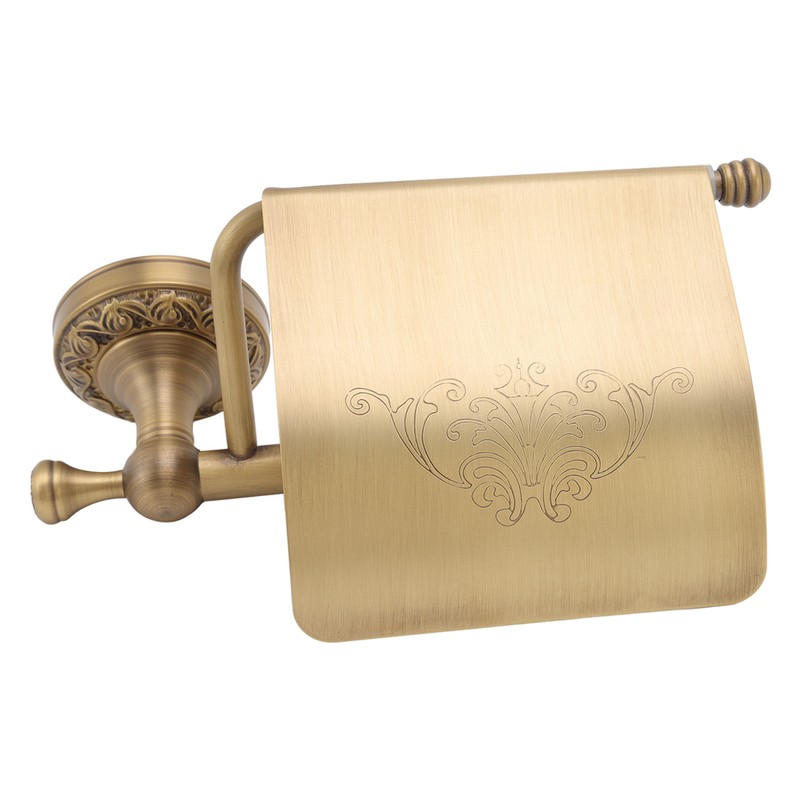 Paper Towel Holder Antique Wall Mounted Copper Stainless Steel Tissue