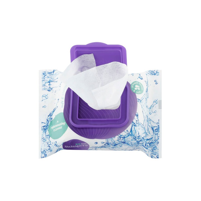 Swisspers Original Facial Wipes 25 Pack