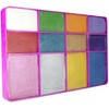 Paleta Metalica, maquillaje corporal, base agua, hipoalergénico, COLIBRIX