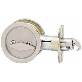 Kwikset 335 Round Privacy Bed/Bath Pocket Door Lock