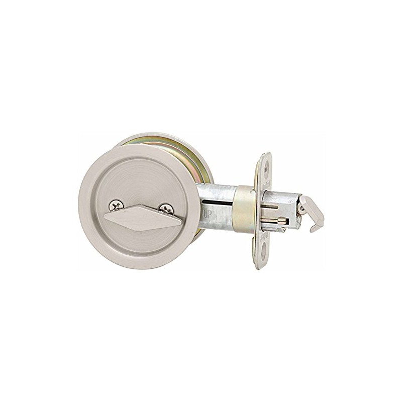 Kwikset 335 Round Privacy Bed/Bath Pocket Door Lock