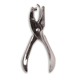 KAV 6mm Single Hole Metal Paper Punch - Silver Puncher for Precise, Effortless Punching, Durable - for Home, Office, and School Use, Compact and Portable, Lightweight