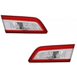 For Toyota Camry 2012 2013 2014 Back Up/Tail Light Assembly Pair Driver and Passenger Side w/Bulbs For TO2802111 TO2803111 | 81590-06380, 81580-06380