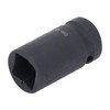 Fafeicy M24 1/2" Square Tap Socket, Chrome Molybdenum Steel, Hex