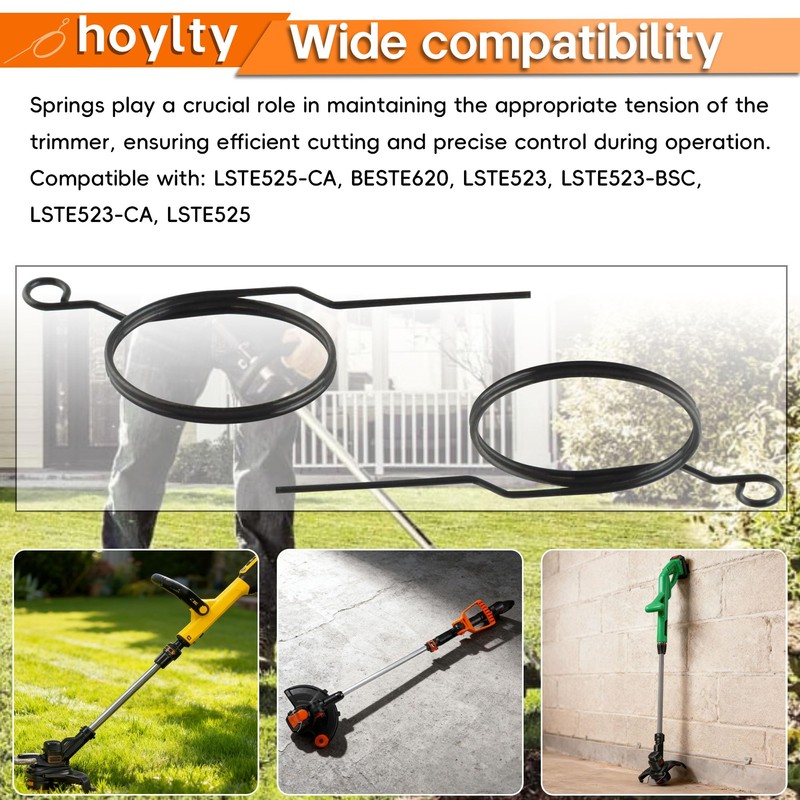 hoylty 90626125 String Trimmer Spring Replacement Part (2 Pack)