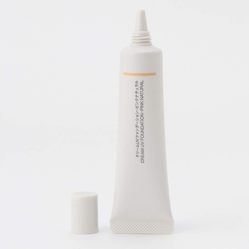 MUJI Cream UV Foundation, Light Skin Tone Than Slightly Pink,