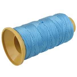 Twisted Nylon Line Twine String Cord for Gardening Marking DIY Projects Crafting Masonry (Light Blue, 1.5mm-328 feet)