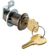 1-3/16" Long Cylinder Lock - Antique brass, keyed alike