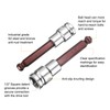 sourcing map 2pcs 10mm Ball End Hex Bit Socket 1/2"