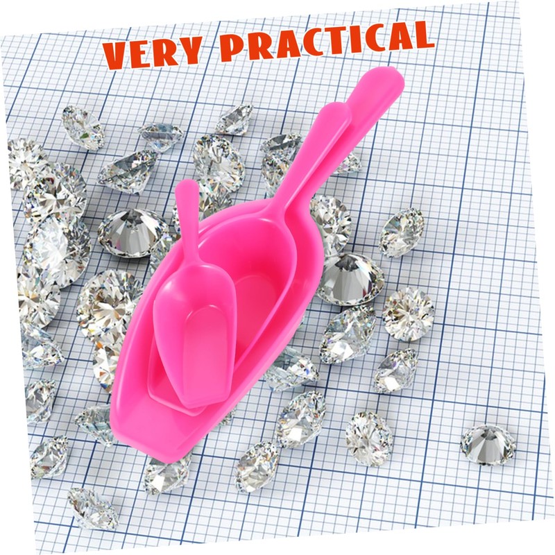 DOITOOL Mini Jewelry Bead Measuring Scoop Set 3pcs Small Shovels