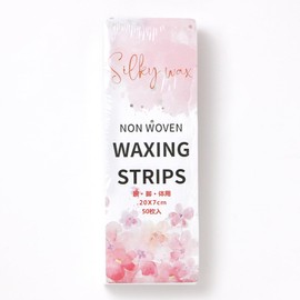SilkyWax Brazilian Wax Paper Wax Hair Removal Strips Strips Paper Self Home (Pack of 50)