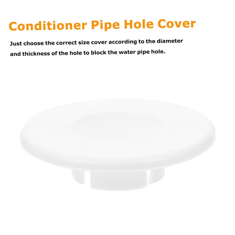 CIYODO 10pcs Wall Hole Cover Stoppers for Bottom Air Conditioner