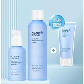 CAREZONE Re-Cure Nordenau Cica 2pcs Set (Toner 240mL+Essence 90mL) - CAREZONE Re-Cure Nordenau Cica 2pcs Set (Toner 240