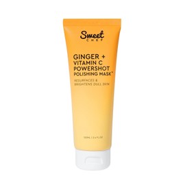 Sweet Chef Ginger + Vitamin C Power Shot Polishing Mask - Brightening Face Maca Rice Powder & AHA Exfoliant and Resurfacing Formula for Dark Spots and Uneven Skin Tone / 스위트 셰프 진저 + 비타민 C 파워샷 폴리싱 마스크 - 다크 스팟과 고르지 않은 피부 톤을 위한 브라이트닝 페이스 마카 라이스 파우더 & AHA 각질 제거제 및 재포장 포뮬러