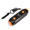 Electronic Whistle Handheld Electric Whistle with Lanyard SOS Light Flashlight