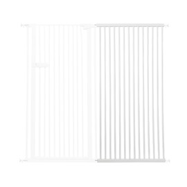 Lumizone Extra Tall Cat Gate Extension Kit 55.12" High Pressure Mounted 2025 New 29.52" Extra Wide 1.37" Gap No Drilling Tall Pet Gate for Dogs (White, 55.12" H x 29.52" W, Extension)